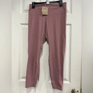 Patagonia Women's L Large Maipo 7/8 Tights Dark Pink Evening Mauve NWT